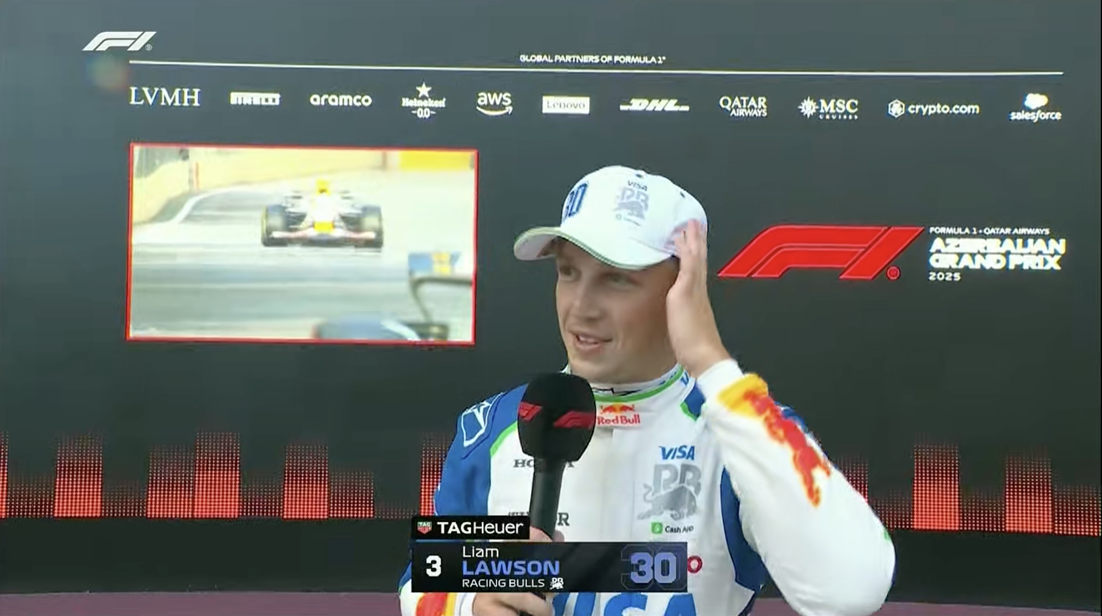 F1冷数据 红牛二队上一次拿下排位赛前三，是角田在去年的圣保罗F12025F1阿