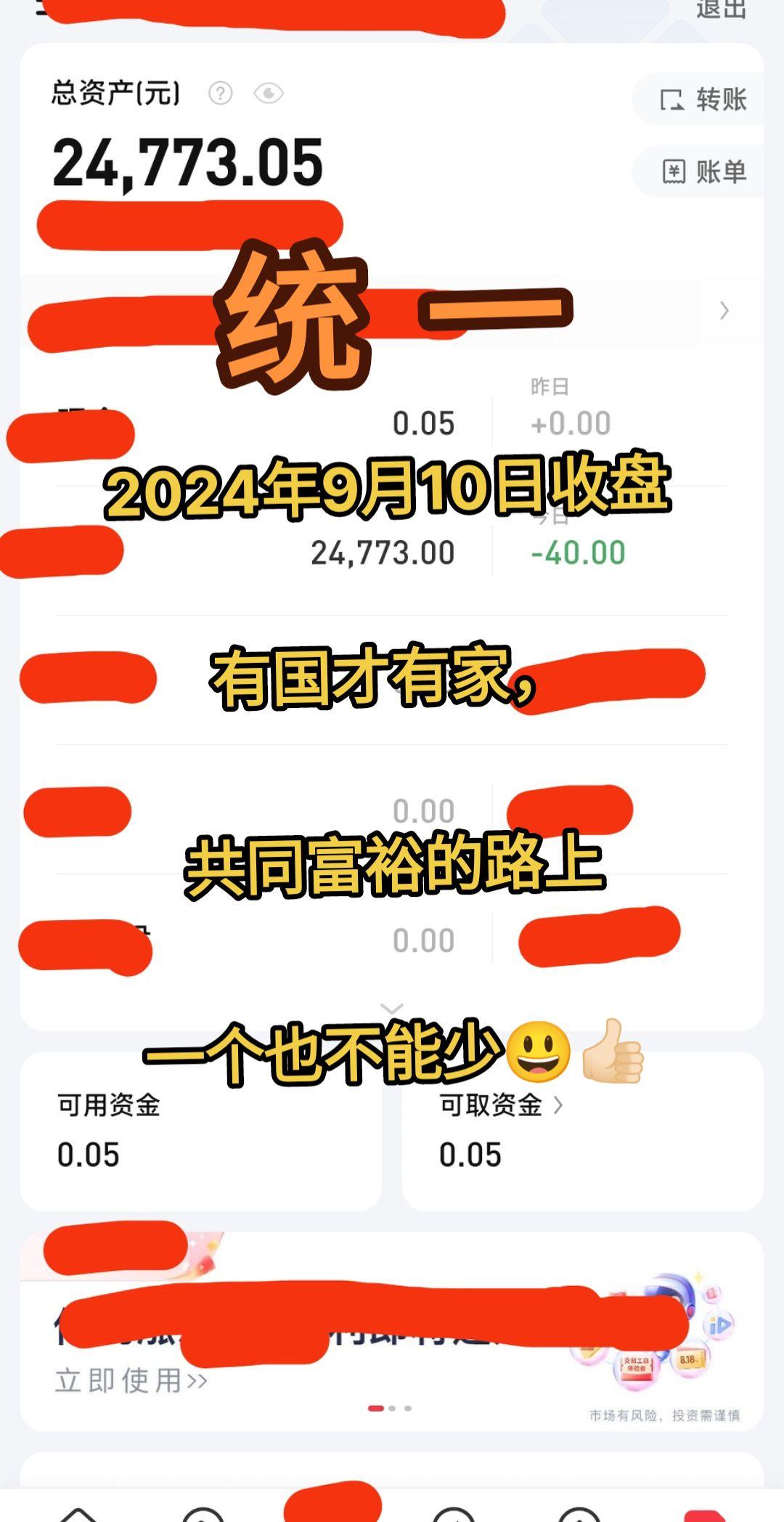 实盘记录 入市有风险投资需谨慎