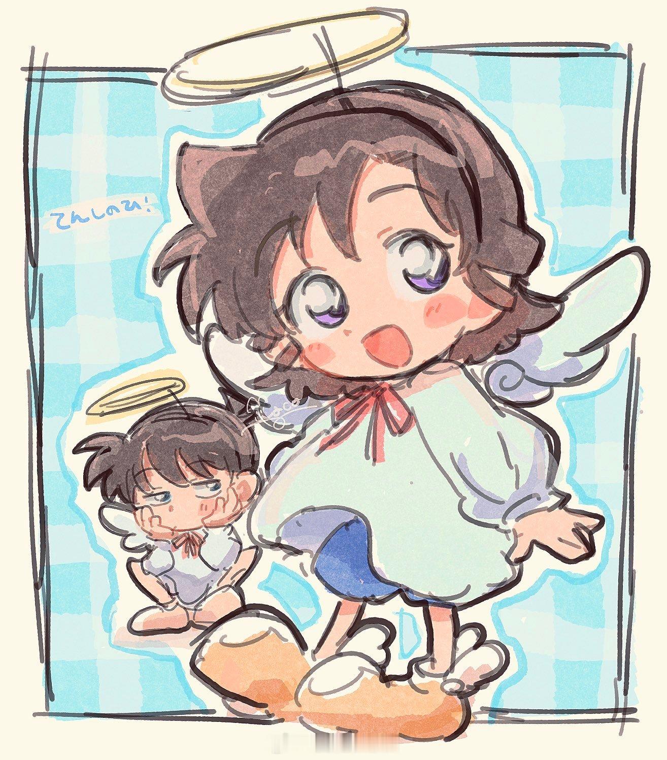 srds天使日最萌的作品诞生了🤲最会画小孩萌物的老师之一🥺 ​​​