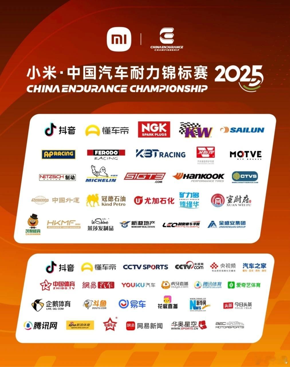 矮油，你看CEC新增的冠名商。以后这一堆赛车前面的安全车就是SU7 Ultra了