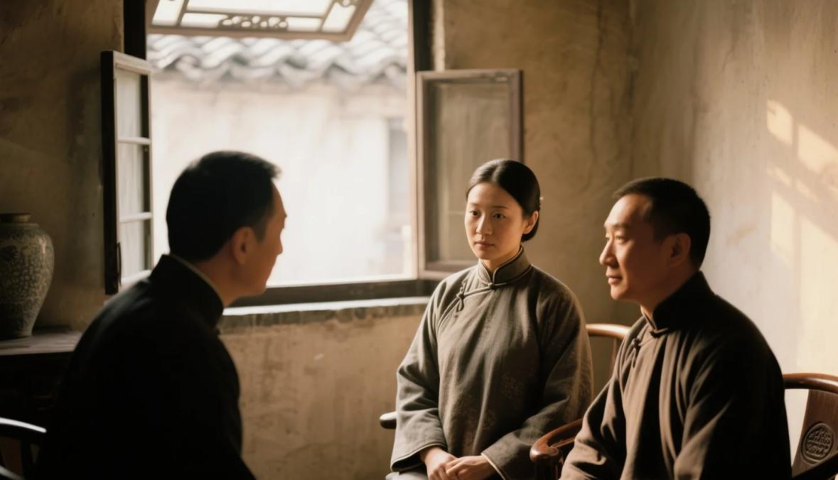 “中国人的性情是总喜欢调和折中的
譬如你说，这屋子太暗
须在这里开一个窗
大家一