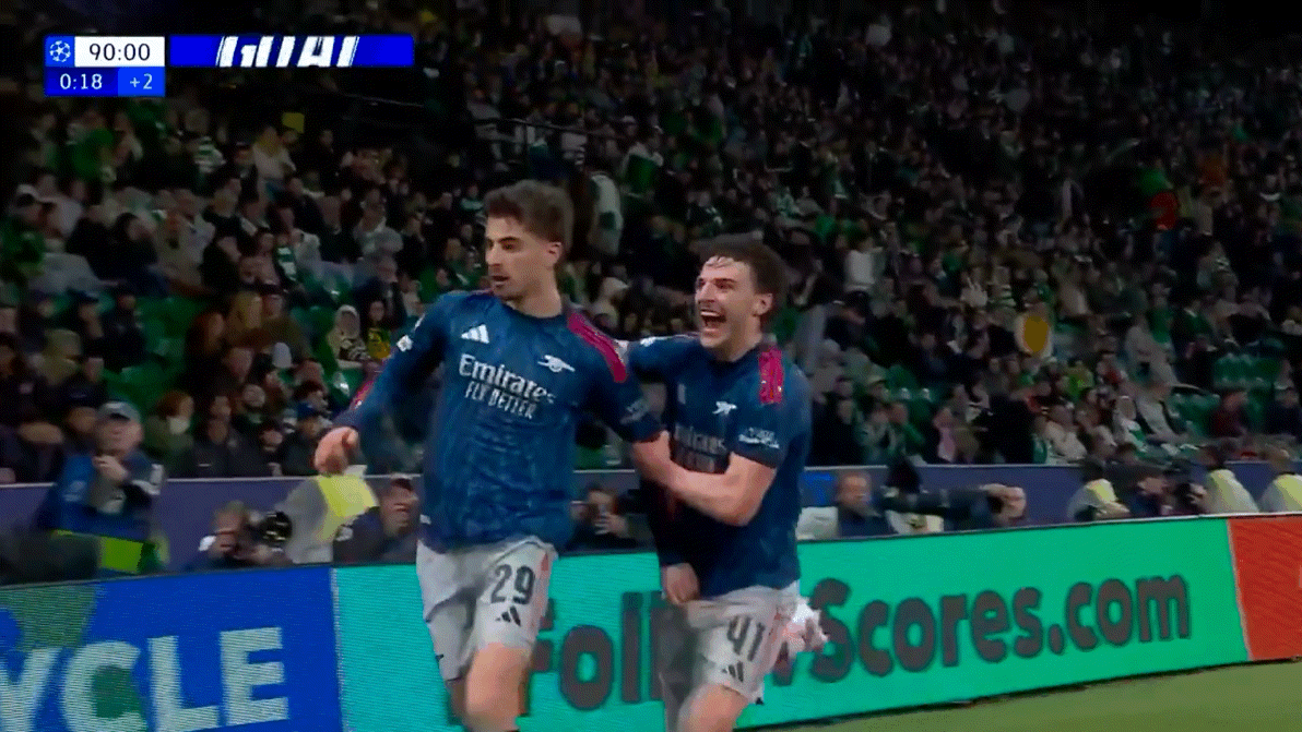 这一脚踹的离半决赛更近了葡萄牙体育0比1阿森纳