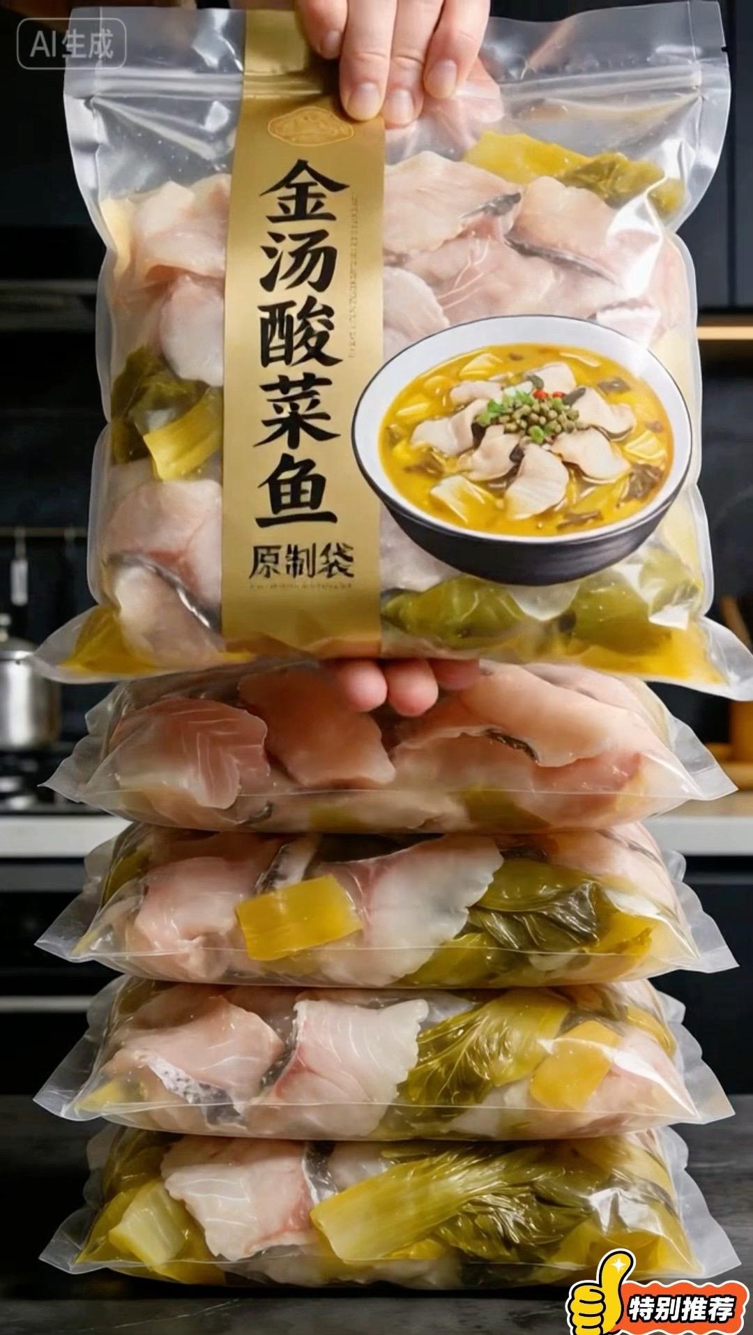 在家也能轻松做出好吃的金汤酸菜鱼。宝子们，想在家轻松吃金汤酸菜鱼嘛？这...