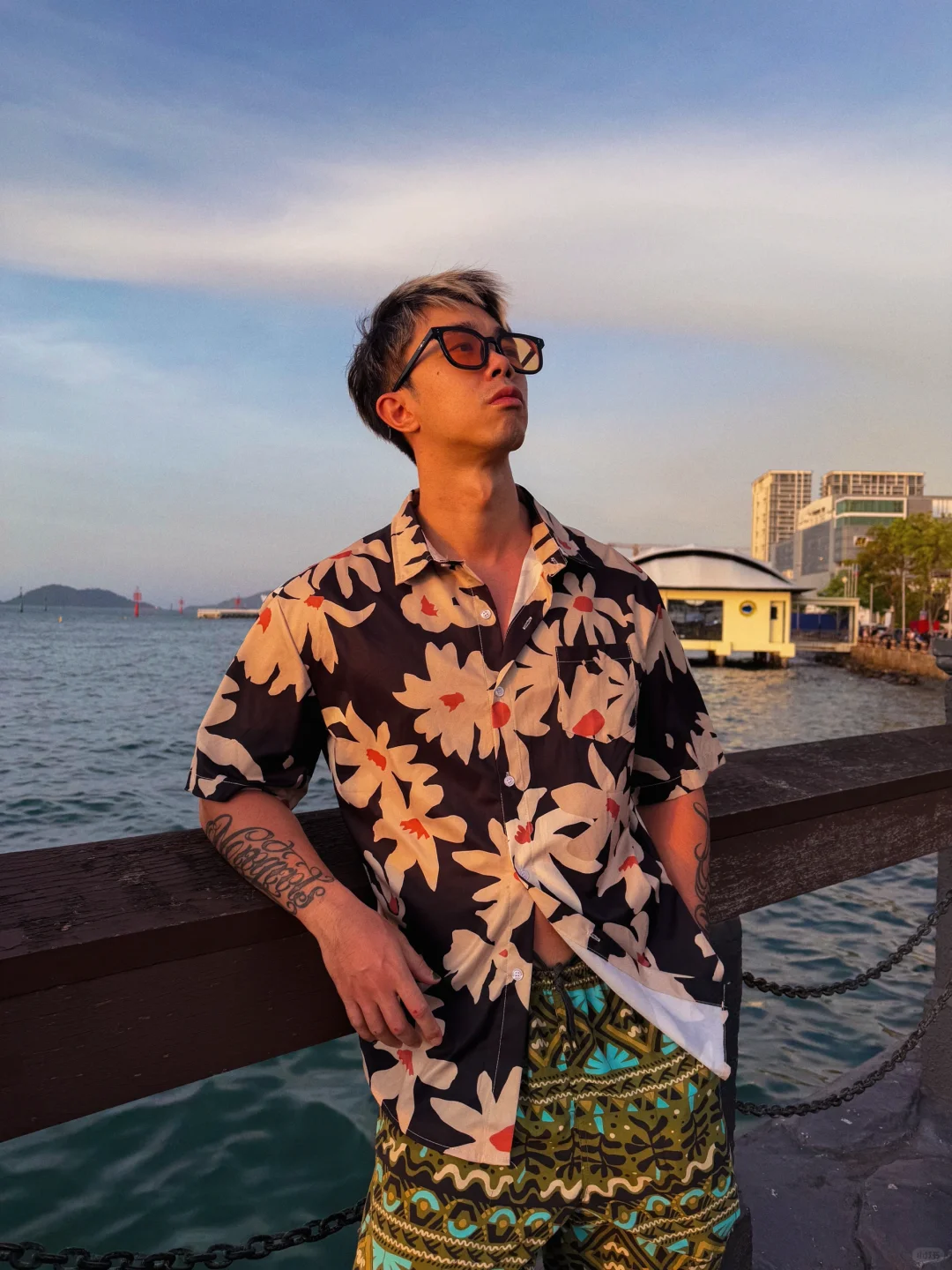 sunset in kota kinabalu