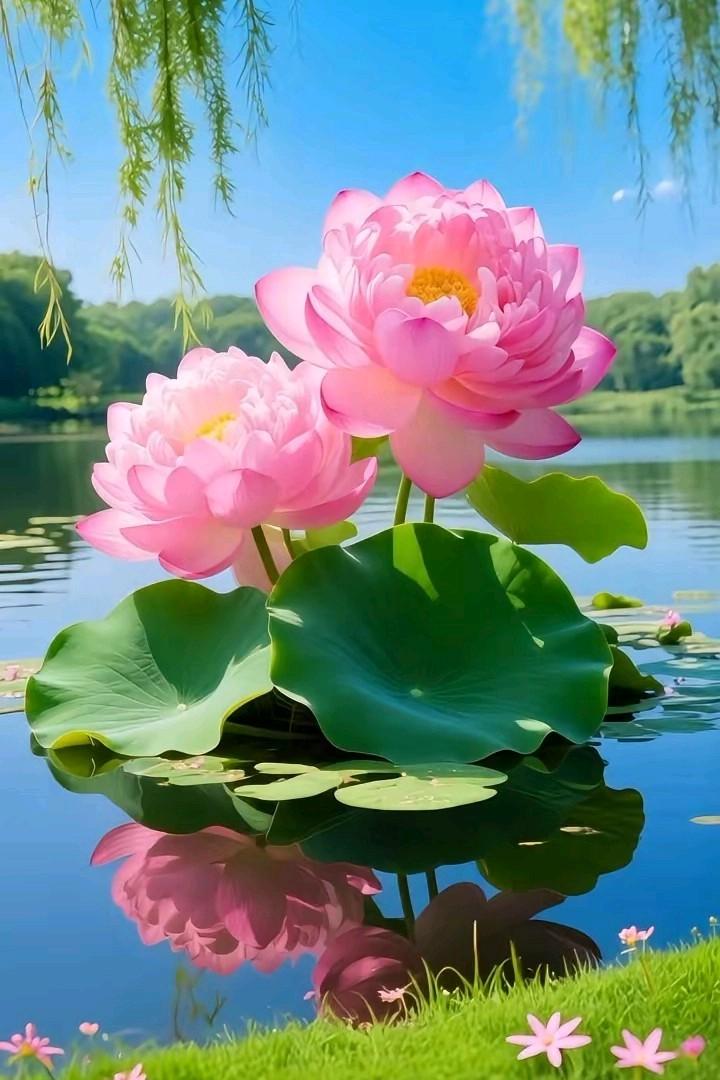 鲜花盛开清香扑鼻！
如梦如幻宛如仙境！