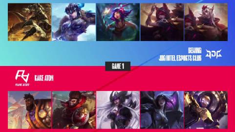  【JDG vs RA 第一局】

MVP：Kanavi（瑟庄妮）

 