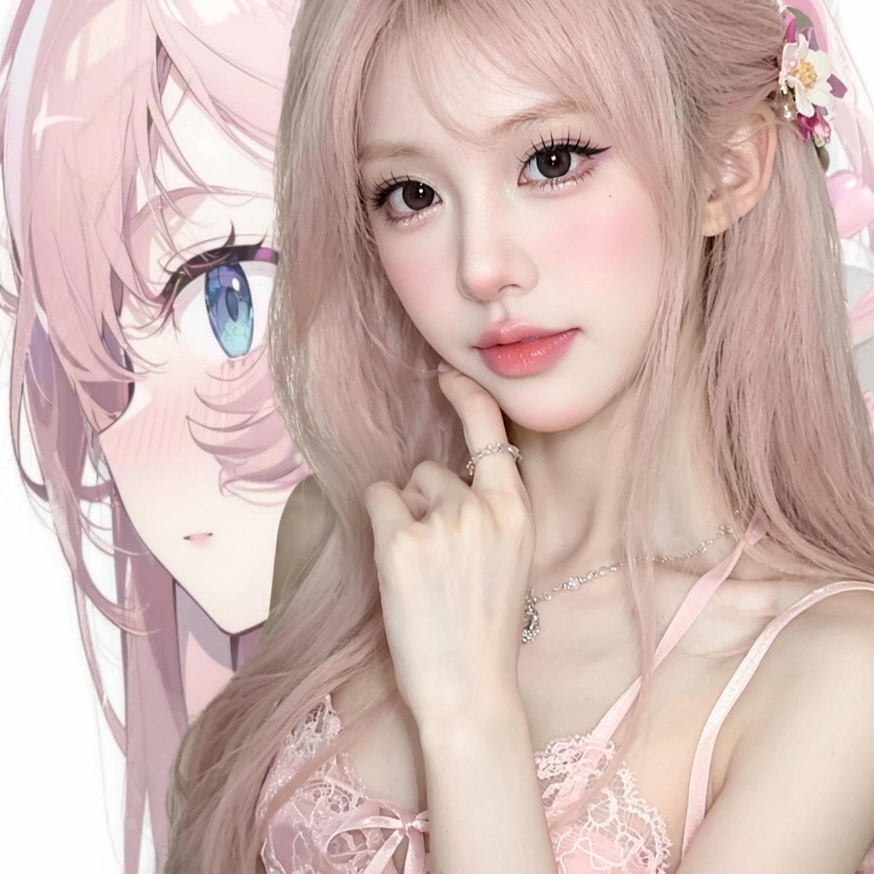粉发梦幻自拍   甜妹御姐 二次元