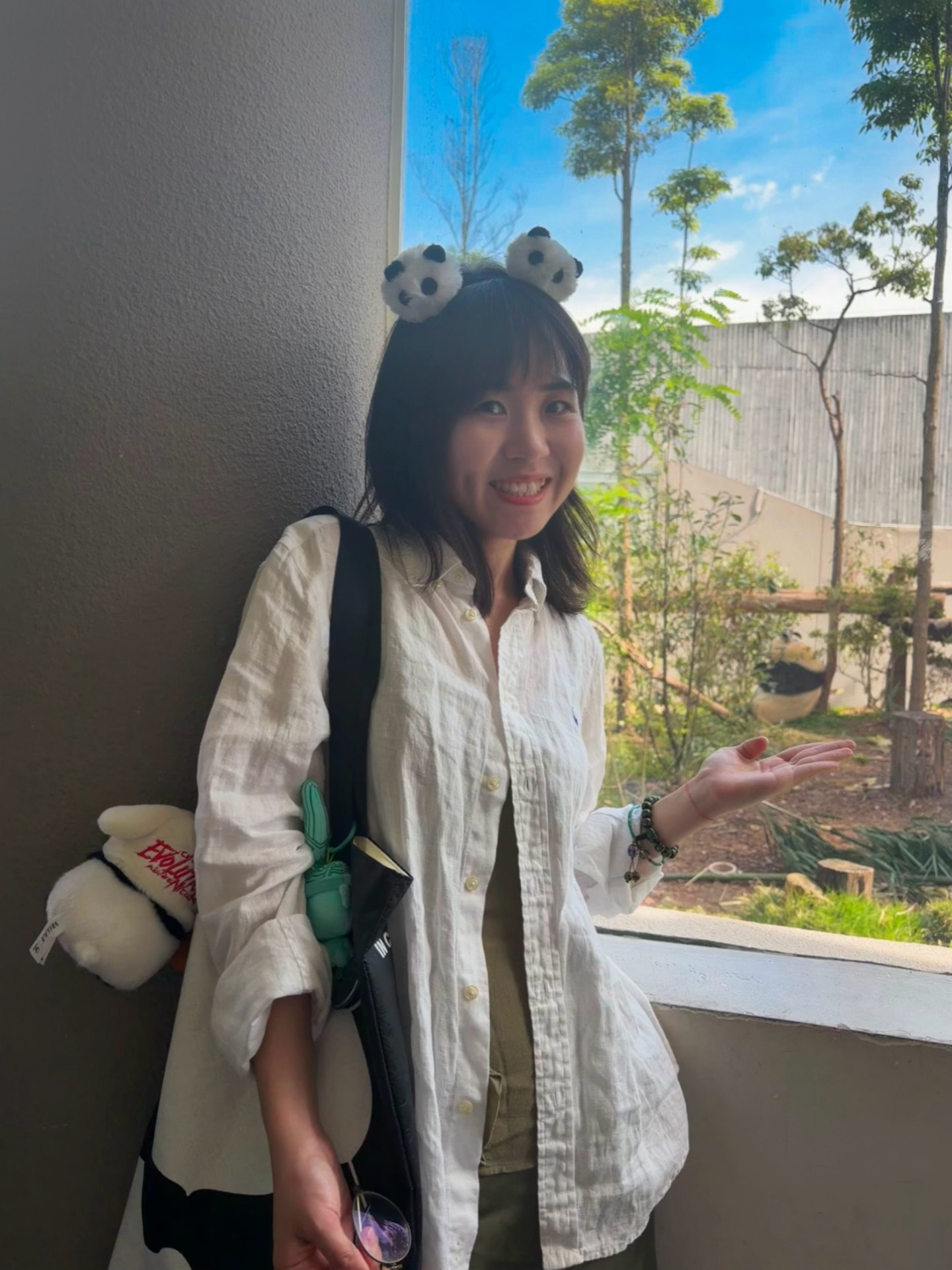 🐼💭：𝙥𝙖𝙣𝙙𝙖 𝙥𝙖𝙣𝙙𝙖🐾‧₊˚今日穿搭(ootd