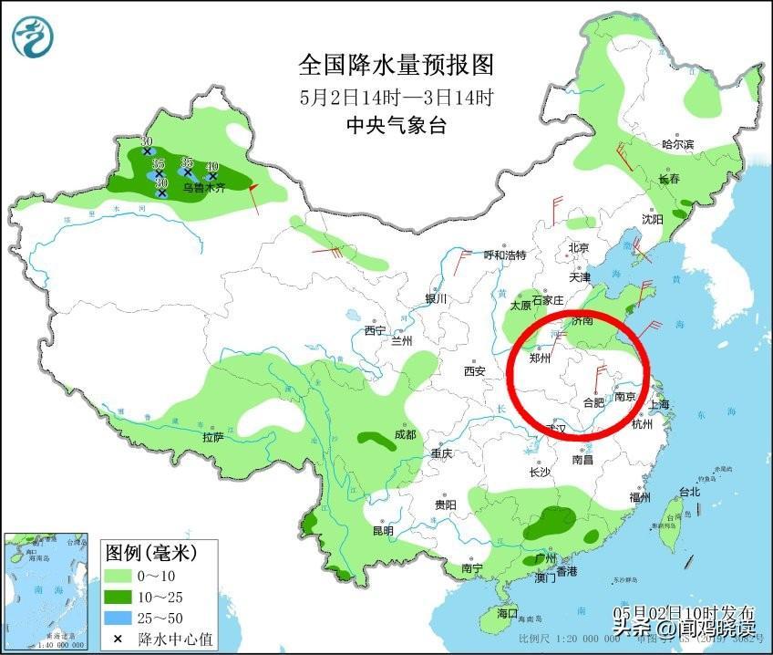 小麦旱得让人心疼！可一连七天的天气预报，豫皖交界地带的麦区，都显示无雨状态，更让
