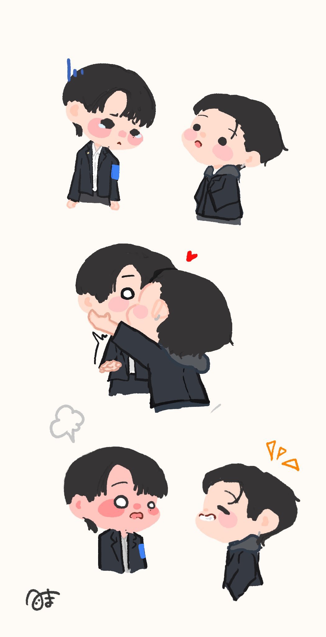 FirstKhaotung  难过的时候，一个吻最有效了😘©mimaneko1