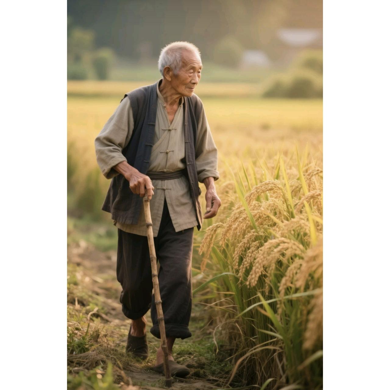 寒冷的冬天，一位老僧人扶着江边的路灯杆，在寒风里站了好一会儿，最后还是一步步走进