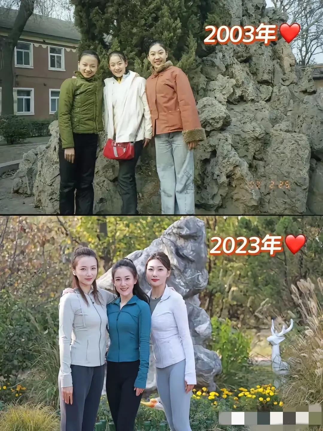 时光飞逝！20年前的黄毛小丫头，如今都已变成老姑娘了……[捂脸]