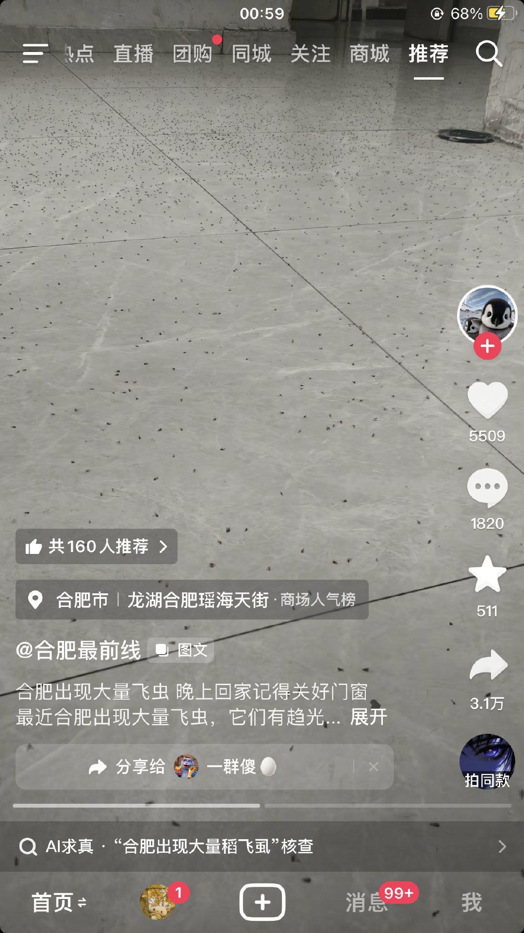 我靠 就这虫子晚自习快折磨四我们了 密密麻麻的在地上 特别多 背书背着背着背着一