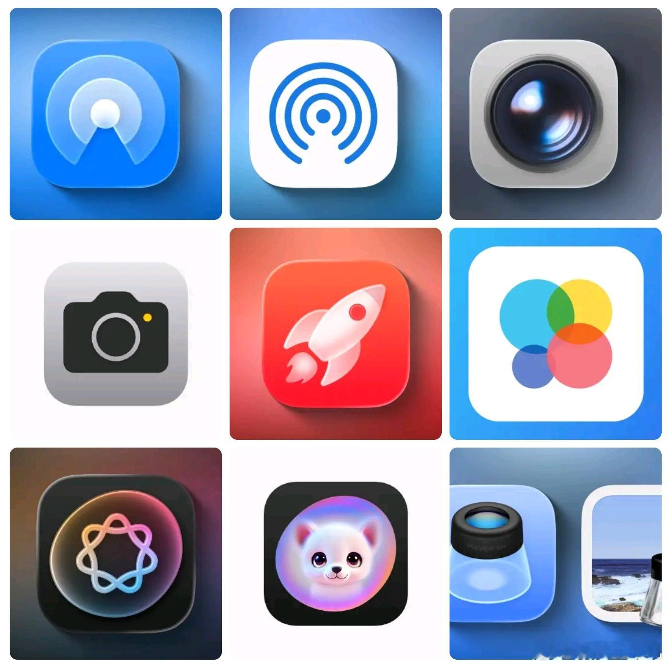 iOS26焕新应用图标这次iOS26系统改变还是挺大的，尤其是图标，苹果引入全新