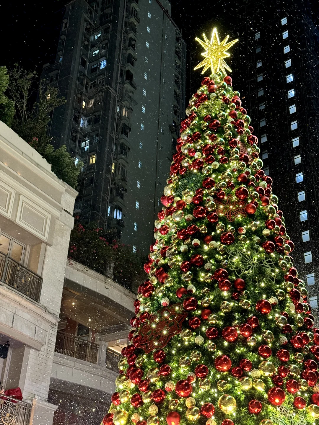 香港下雪啦❄️利东街的圣诞氛围已满格