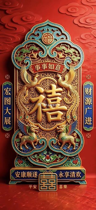 宏图大展  财源广进 