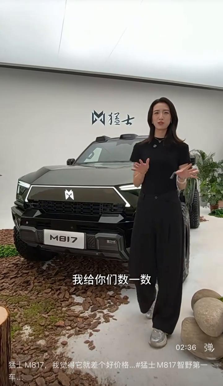 这台车buff加满，我给你们数一数。军工技术底蕴，外观够硬派吧？它是带大梁的，而