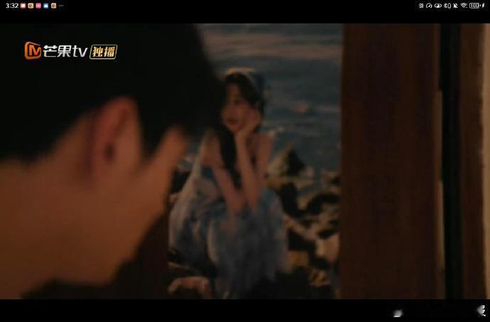 白鹿女神蒙上眼，蒙眼戏份将角色的特质展现得淋漓尽致，辛芷蕾新剧有白鹿，两位演员联