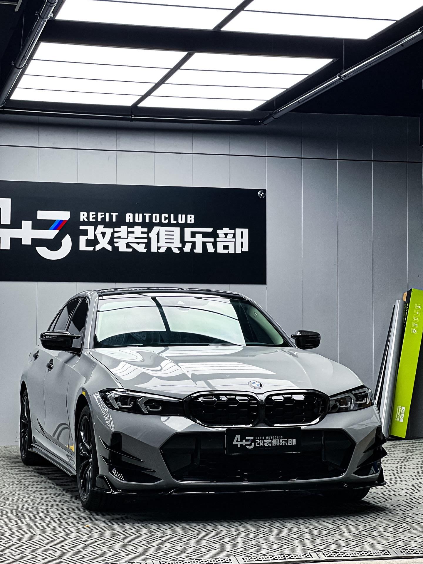 别找了兄弟们、宝马三系就选布鲁克林灰、这台小姐姐新车不到100公里、已...