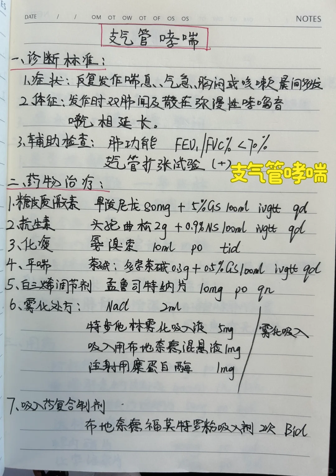 值班遇到哮喘发作