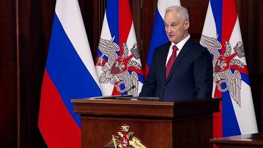 周三，在俄罗斯国防部委员会会议上，国防部长别洛索夫表示，乌克兰的作战能力在过去一