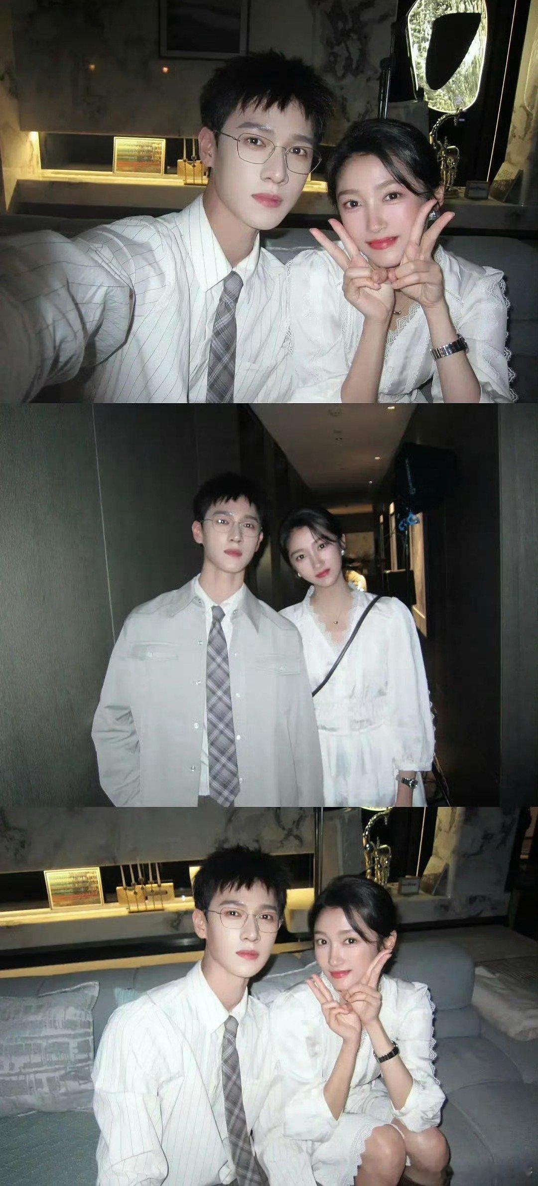 李昀锐、关晓彤同框合照，看起来有cp感吗 