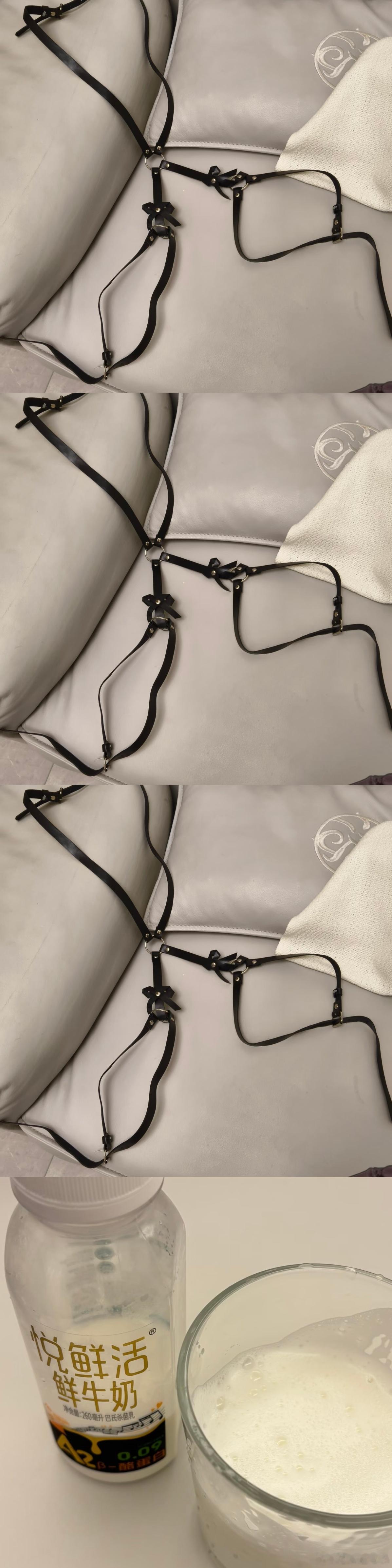 给你们看看奶 完事就都乖乖睡觉哦🙄…… ​​​