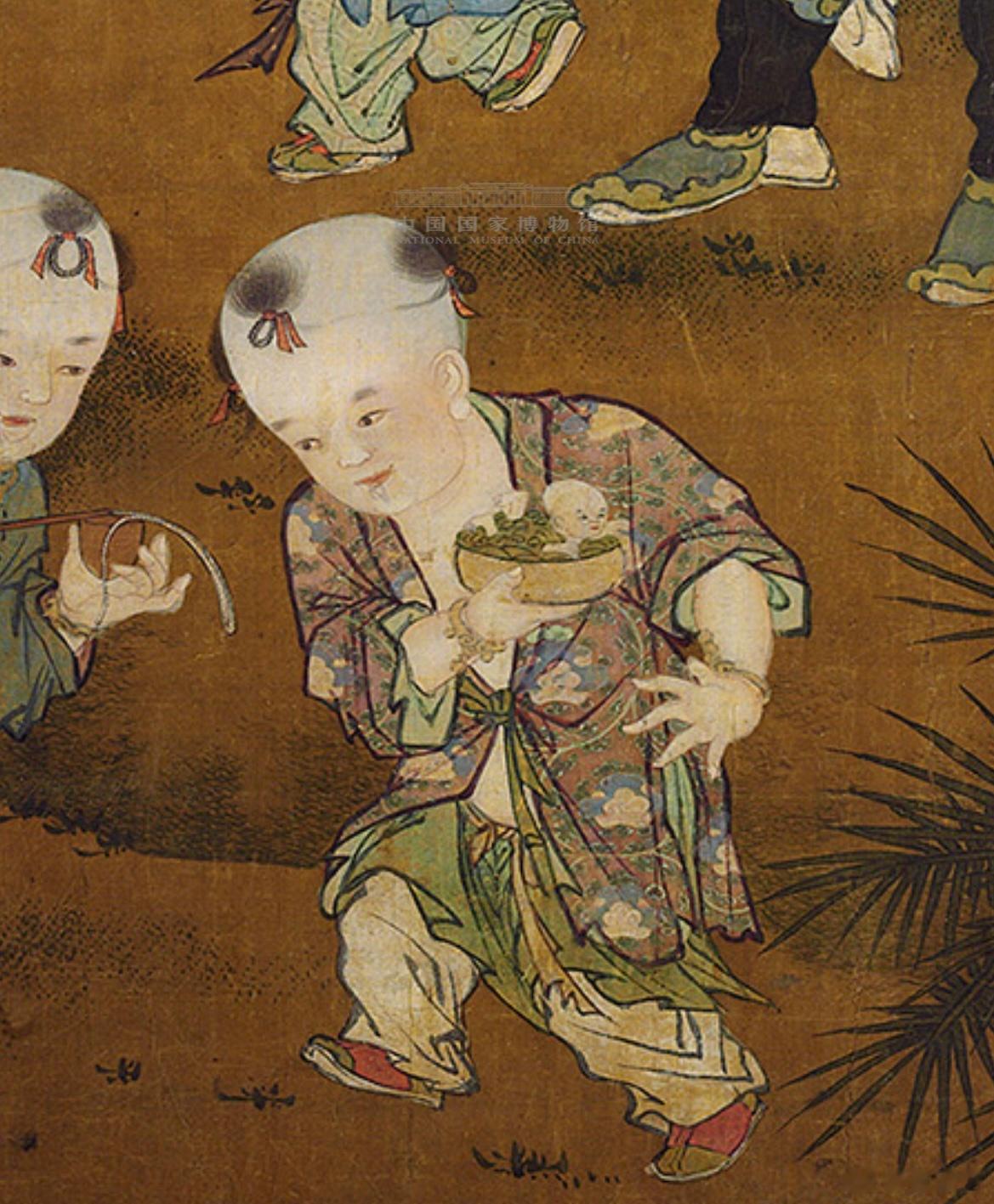 小朋友手里洗澡的小朋友好可爱啊图三：西安韩森寨唐墓出土 ​​​