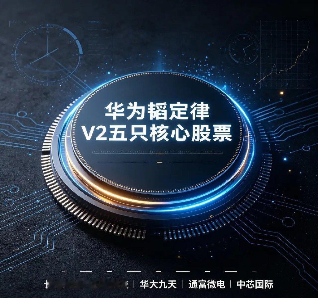 华为韬定律V2五只核心股票1.长电科技（600584）国内先进封测龙头，华为麒麟