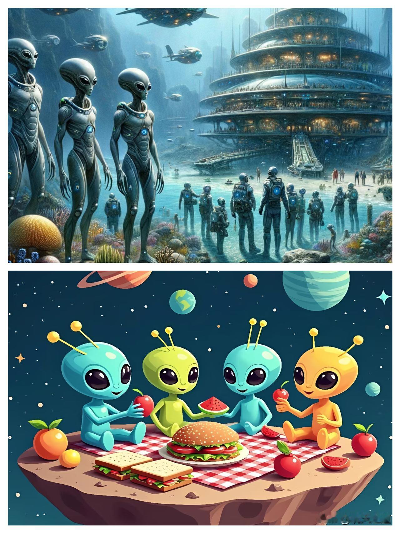 别再执着于“头大身小”的外星人类象了！宇宙根本不屑用地球的碳基模板复制生命，那些