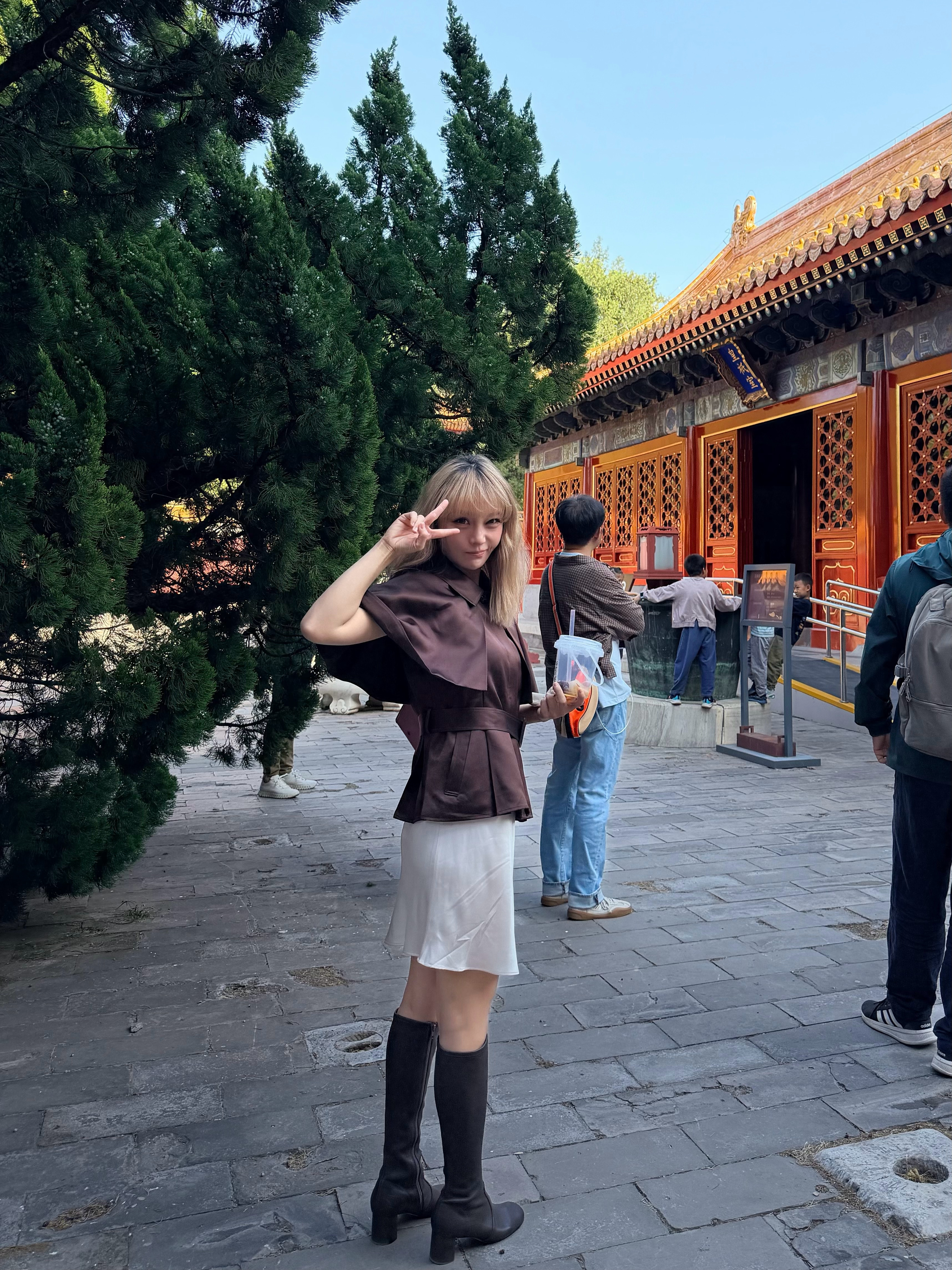 假期最后一天，和小伙伴们来地坛看海。 ​​​