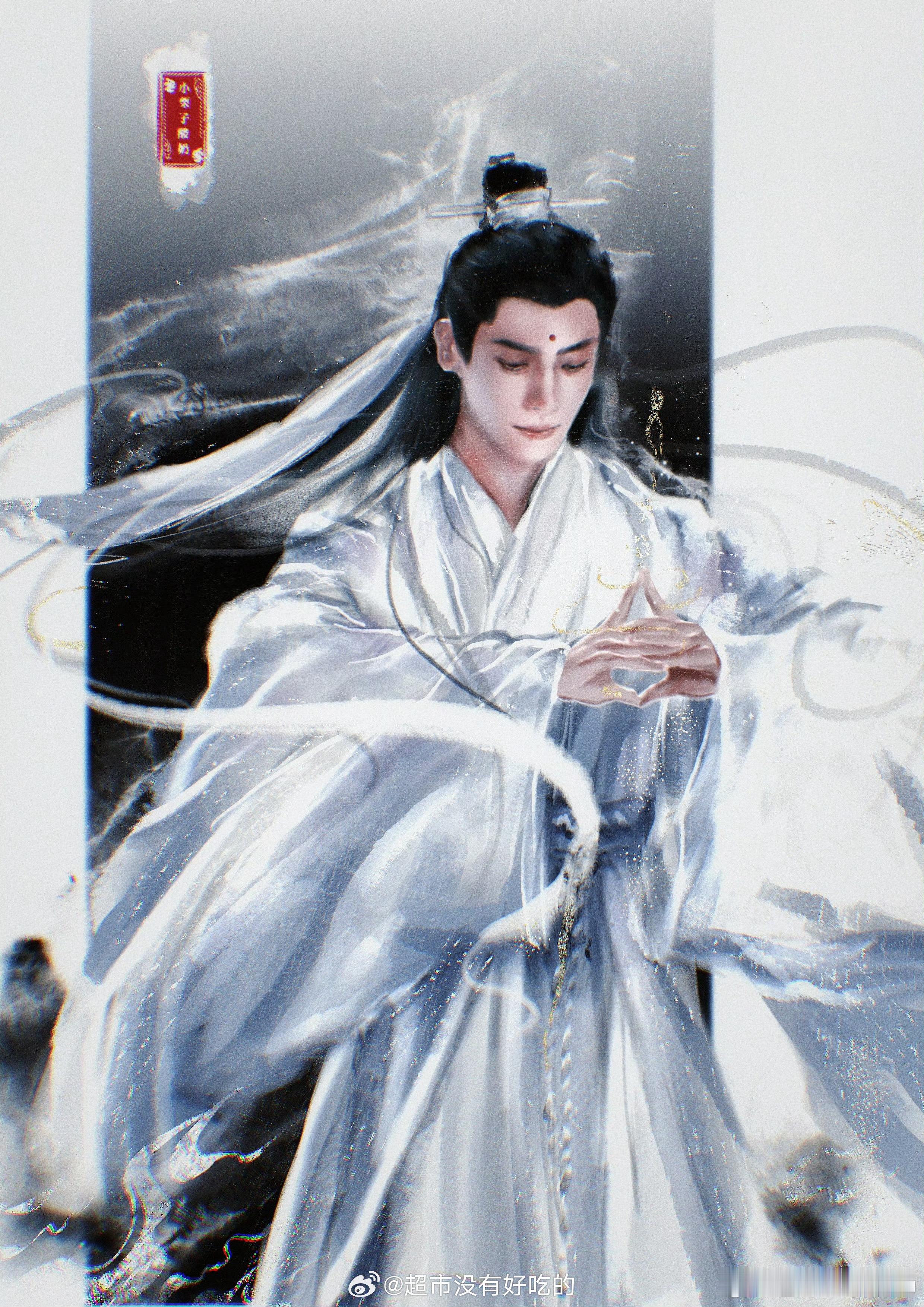 罗云熙家会画画的粉丝好多，黎斯二创这张神了 