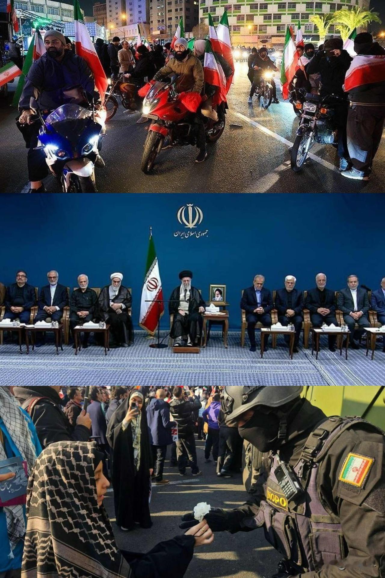 伊朗全国哀悼3天，悼念“抵抗美以斗争”的牺牲者（全国111名安全部门人员），给他