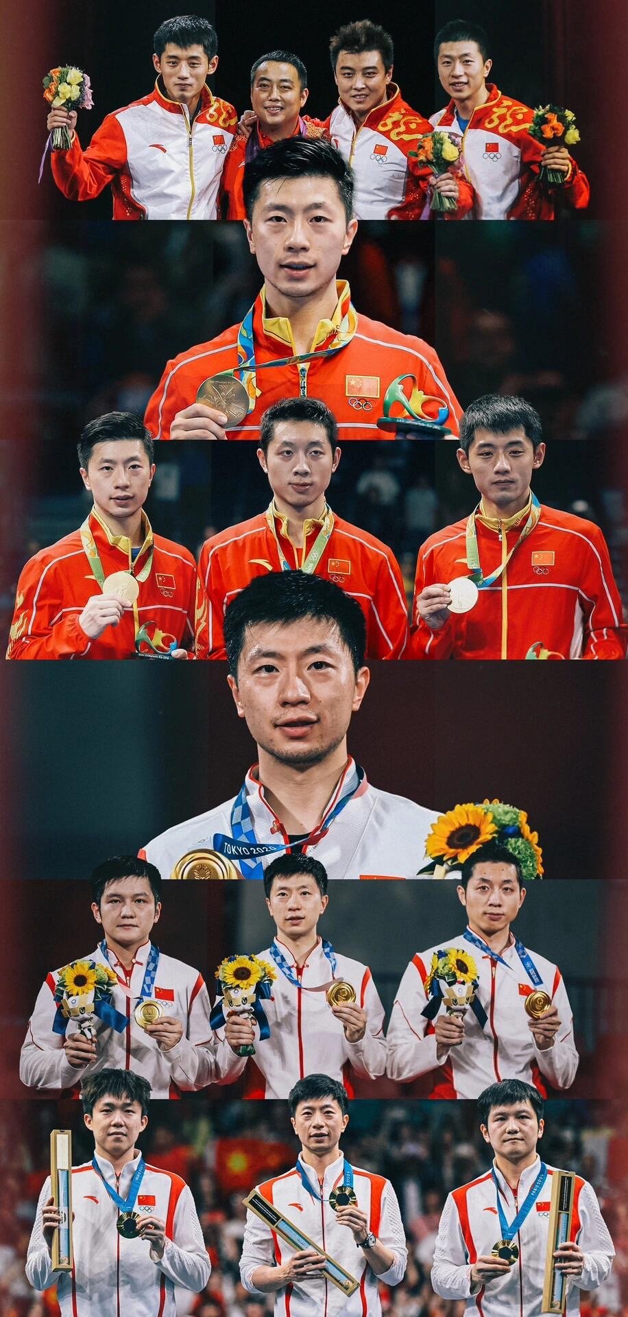 #马龙微笑着宣布将与奥运赛场告别#马龙只是最后一站奥运会，后面还有乒超、全运会，