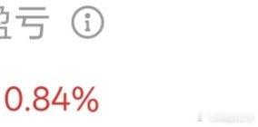 a股今日+0.84% ，没亏钱 