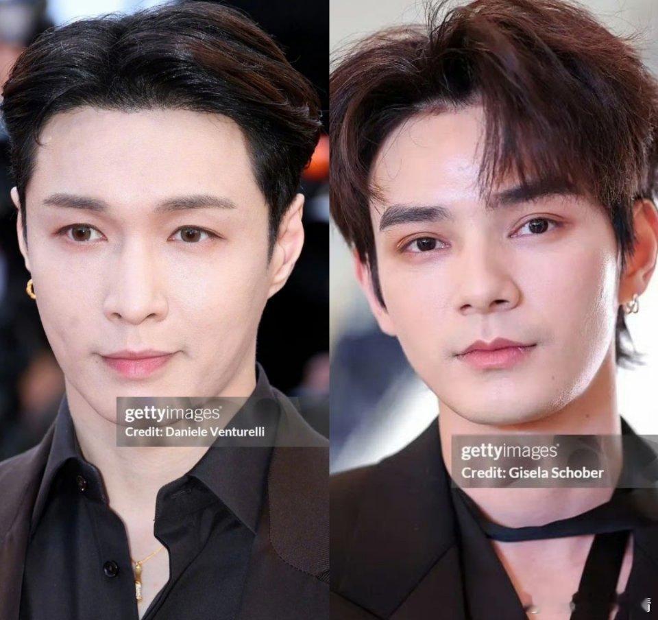 中国明星戛纳生图张艺兴能参加活动了？真是可喜可贺呀！冷白皮就是好看呀 