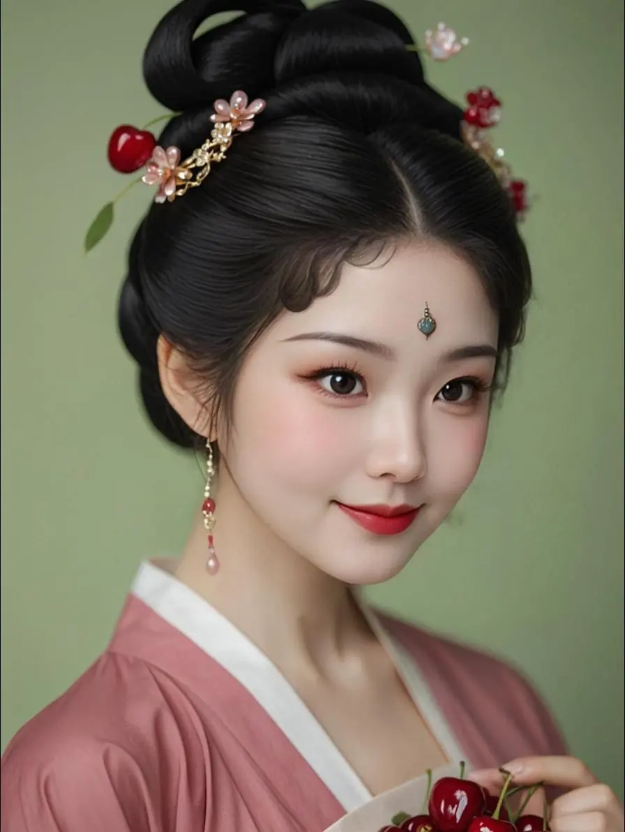AI樱桃佳人照