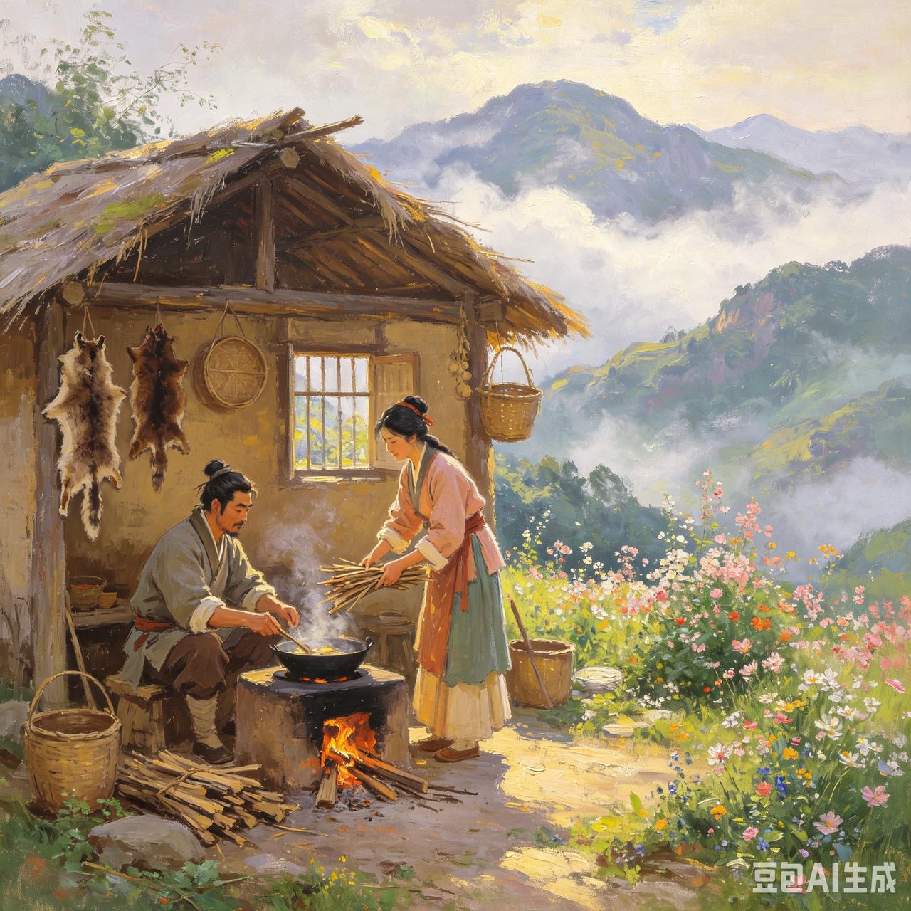 妻子被辱，丈夫失手打死无赖，逃进深山几十年后，人们才发现他们

北宋年间，泰山脚