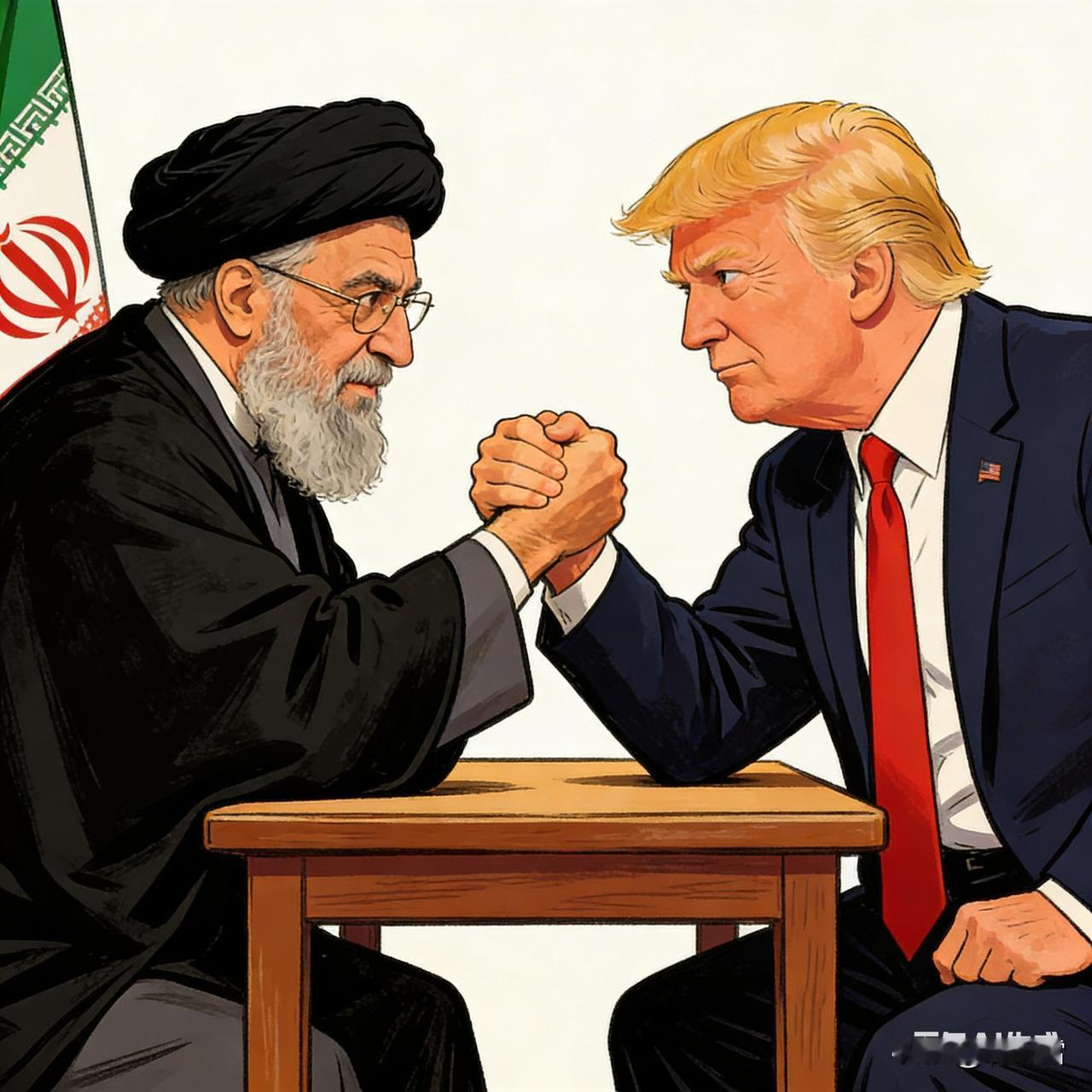 伊朗打美国有没有胜算？理论上是没胜算，但是哈梅内伊不得不打，打了他才有机会生存，