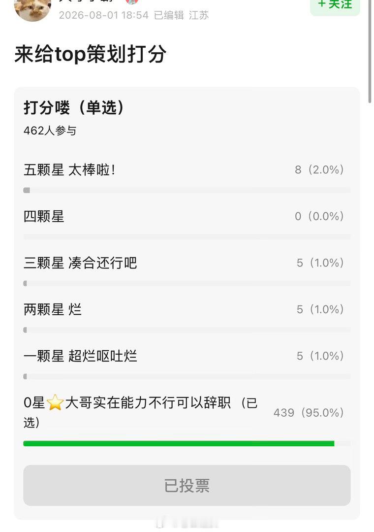 有八个stf策划混进来打了五星 
