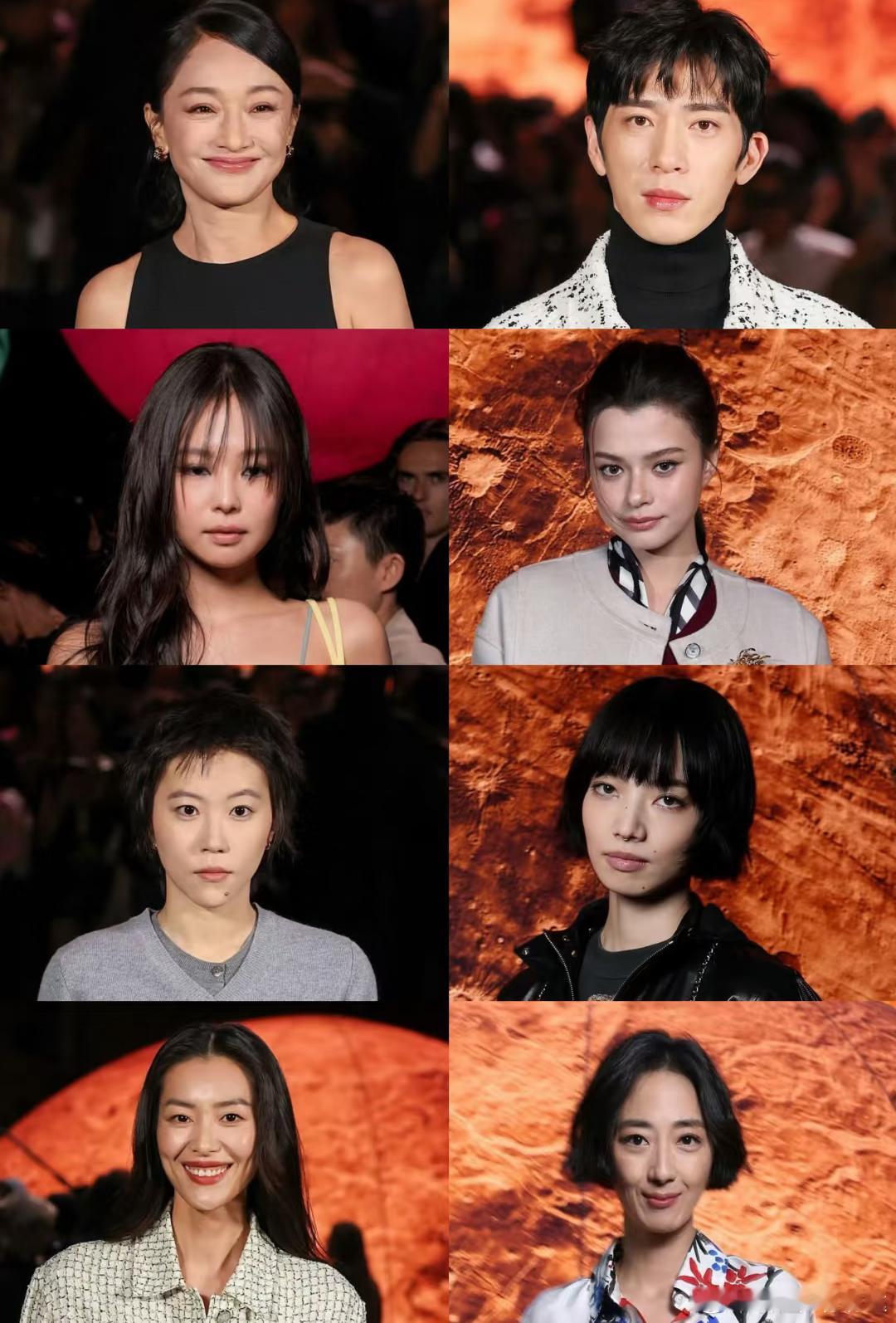 巴黎时装周品牌大秀男女明星g社出图周迅  窦靖童  小松菜奈  井柏然  刘雯 