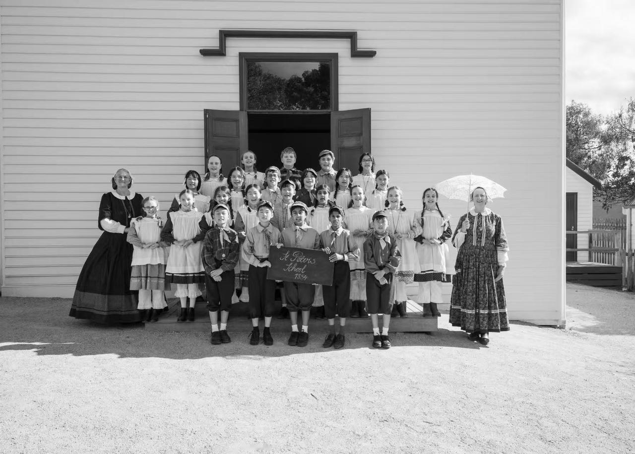 This photo captures a Victorian-era them