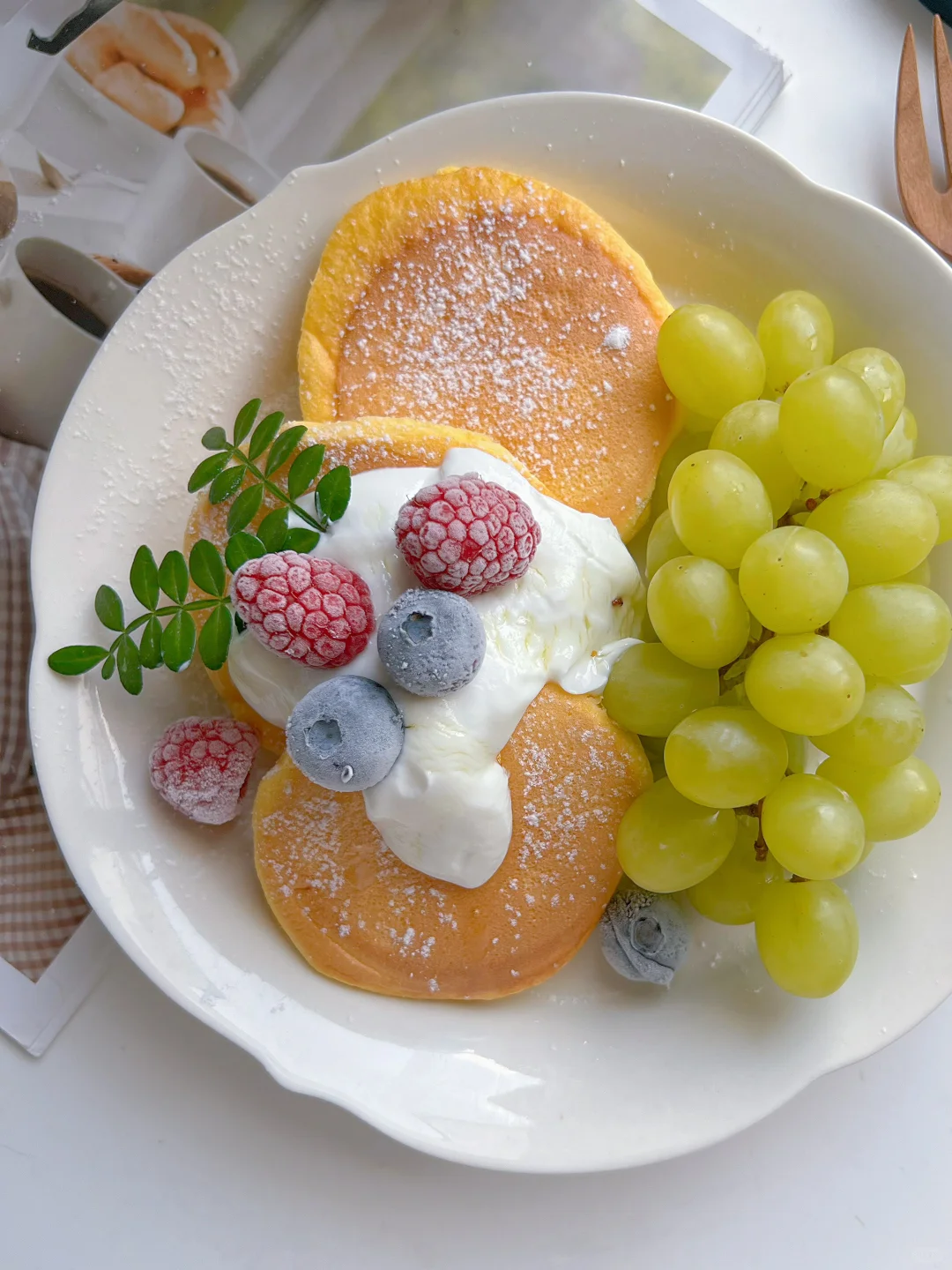 冰淇淋口感｜酸奶舒芙 蕾松饼｜附翻车总结
