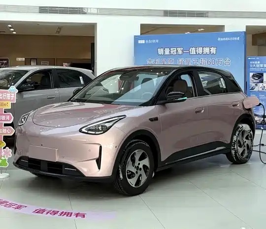 吉利星愿，小型纯电代步车。入门纯电小车，凭借亲民定价、小巧车身，上市即登顶月度轿