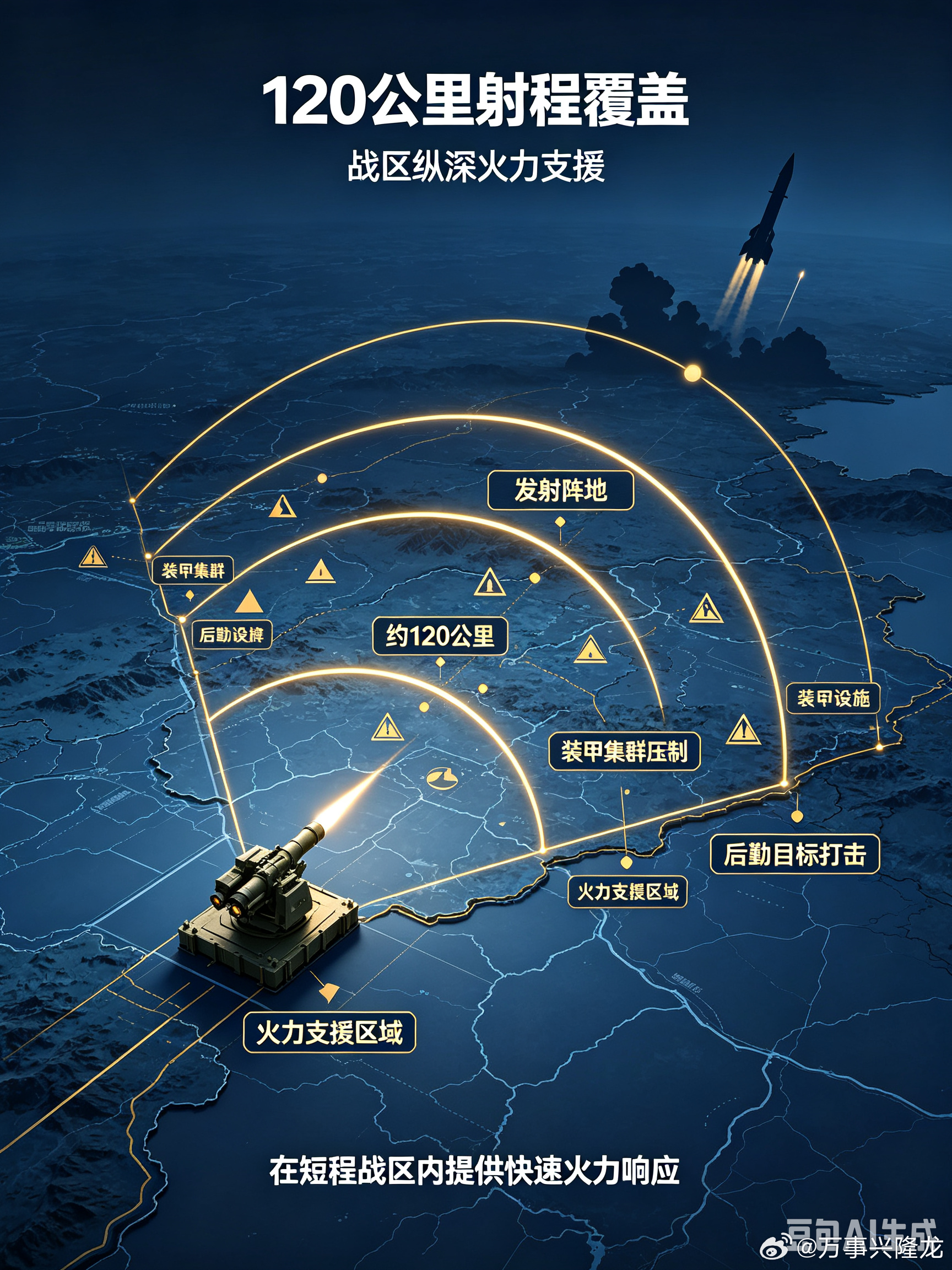 近距离火力好手，伊朗法塔赫-360战术导弹法塔赫-360是伊朗陆军常用的近程弹道