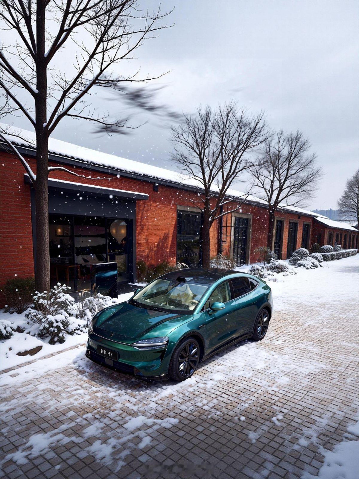 影视飓风Tim追极光刚刷到了影视飓风开着刘亦菲同款智界R7，在北极圈的永夜中追逐