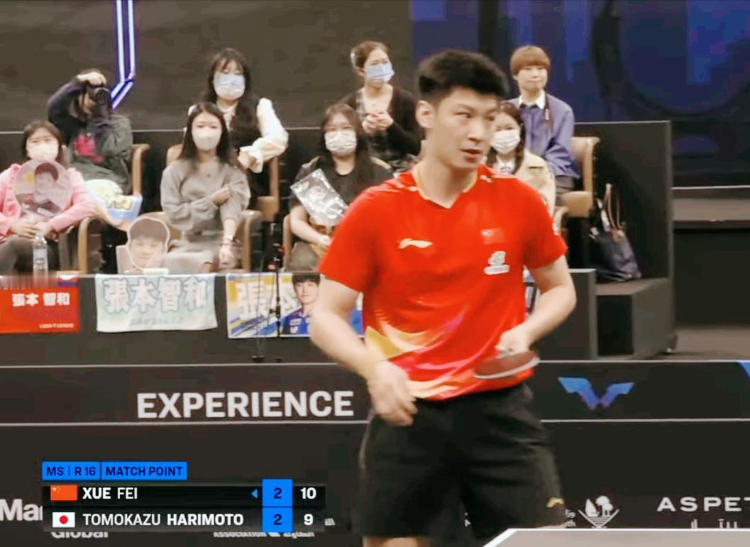 恭喜薛飞3:2拿下张本智和，

志强都急眼了，
像薛飞喊话，你也喊一喊，
给自己