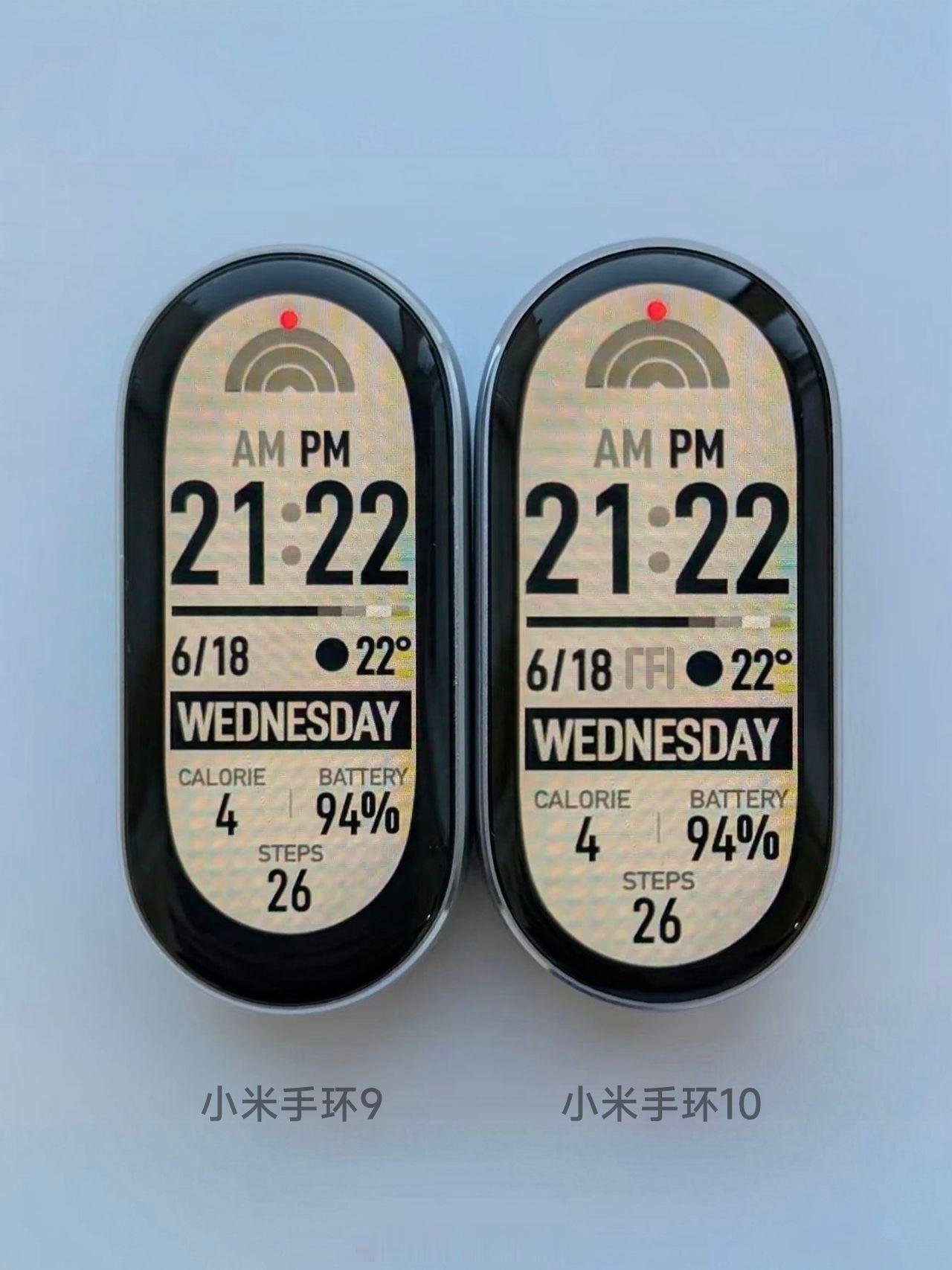 还是四边等宽看着舒服小米手环10 ​​​