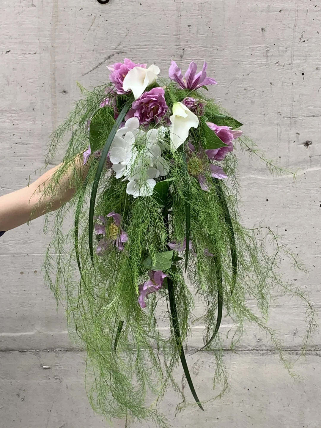 手捧花