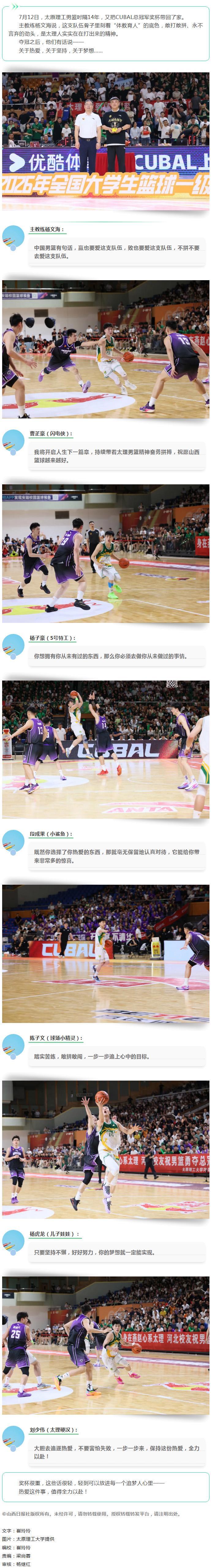 太理男篮加冕，一路热血逐梦，他们有话说